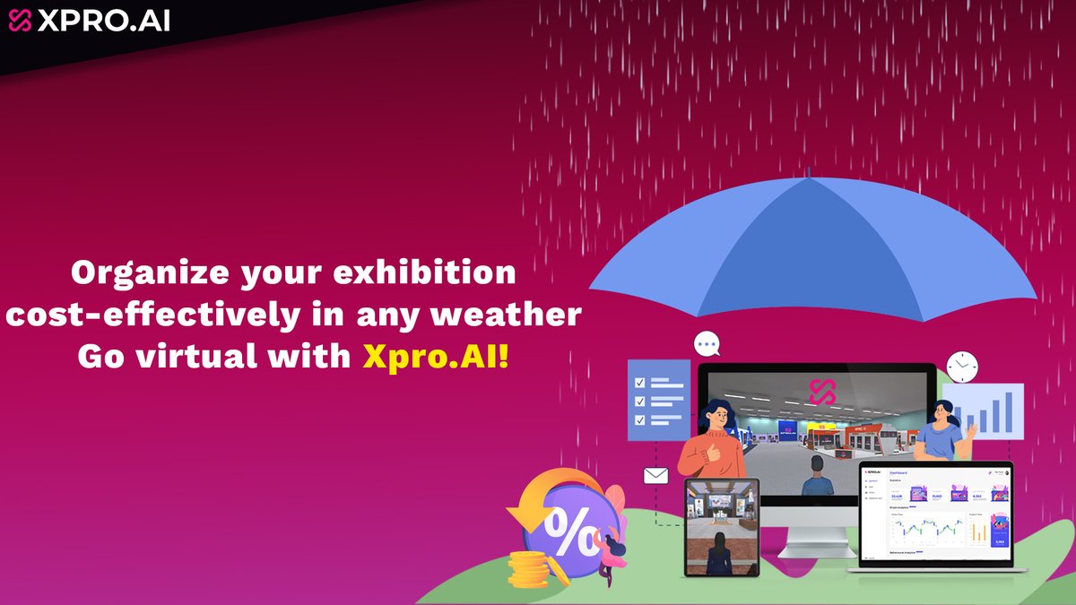 Endure & secure your #exhibition by going virtual. Plan and organize a successful event without worrying about weather conditions, lockdown periods or travel expenses. Go virtual and #goXpro!

#virtualeventsplatform #govirtual #eventprofs #eventtech #eventorganization #ai #events