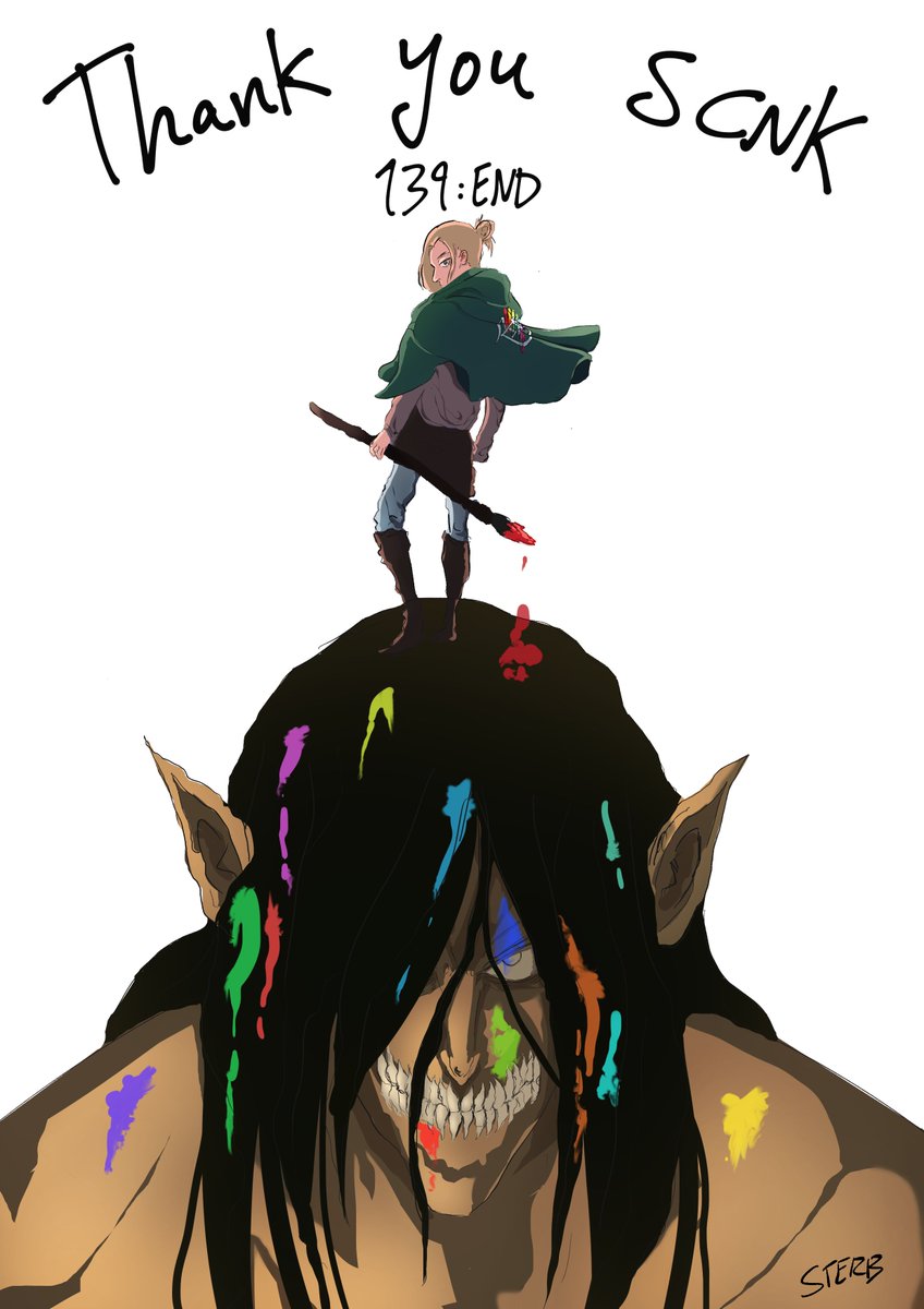 It's been an honor to have a small part in <a href="/SCNK_Official/">SCNK</a>. The best group to be a part of, I learned many things and met amazing people I now call friends. Thank you! 

#shingekinokiojin