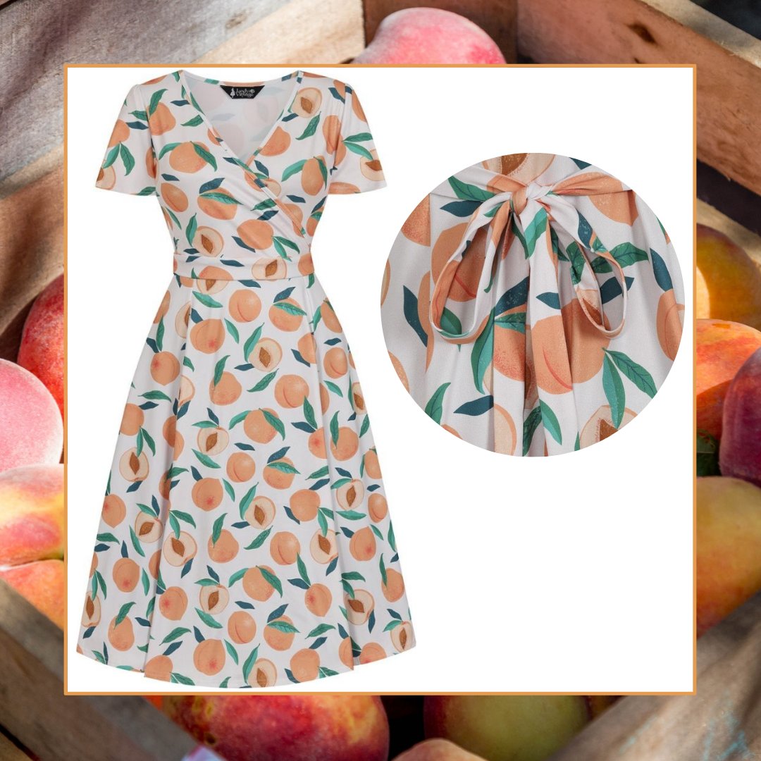 LadyVLondon's tweet photo. Feeling peachy 🍑

This Peach Perfect Lyra Dress is new in for spring! 🧡

Shop: https://t.co/qI8YKSPSae

#springdress #peach #peaches #peachpattern #peachdress #summerdresses #vintagestyle #vintagefashion #newin #fbloggers https://t.co/kV6r8jR6BV