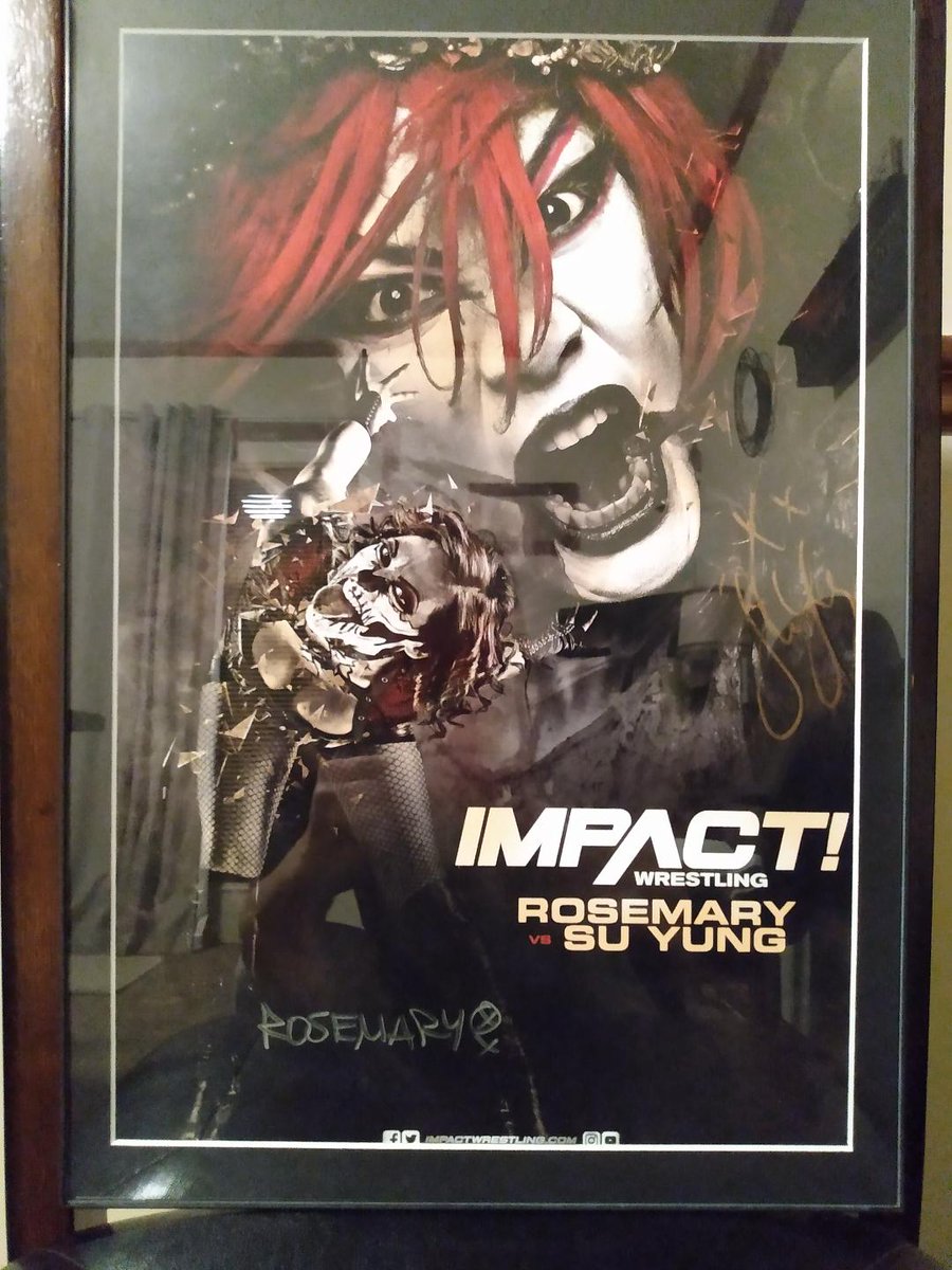 JeremyThurby's tweet photo. I just thought of something. It was 3 years ago yesterday May 3 2018 that the encounter between @WeAreRosemary and @realsuyung happened with @AllieWrestling looking on. My fellow #HiveBrother and I @Karma_Kills_836 was just talking about this in DM's due to my recent poster order https://t.co/5dGjjmTVND