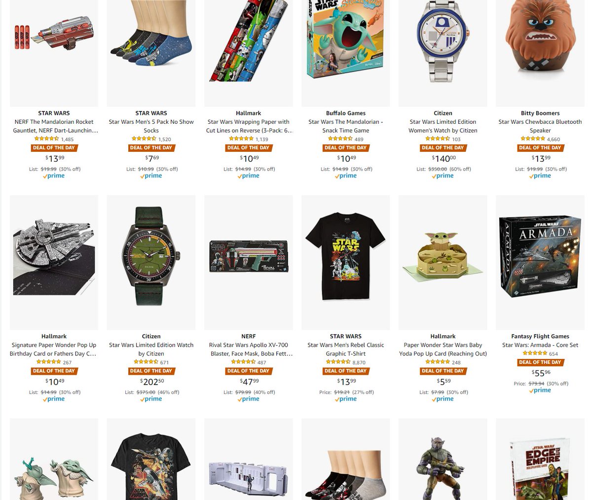 Wario64 on Twitter "Star Wars stuff on Amazon DOTD https//t.co