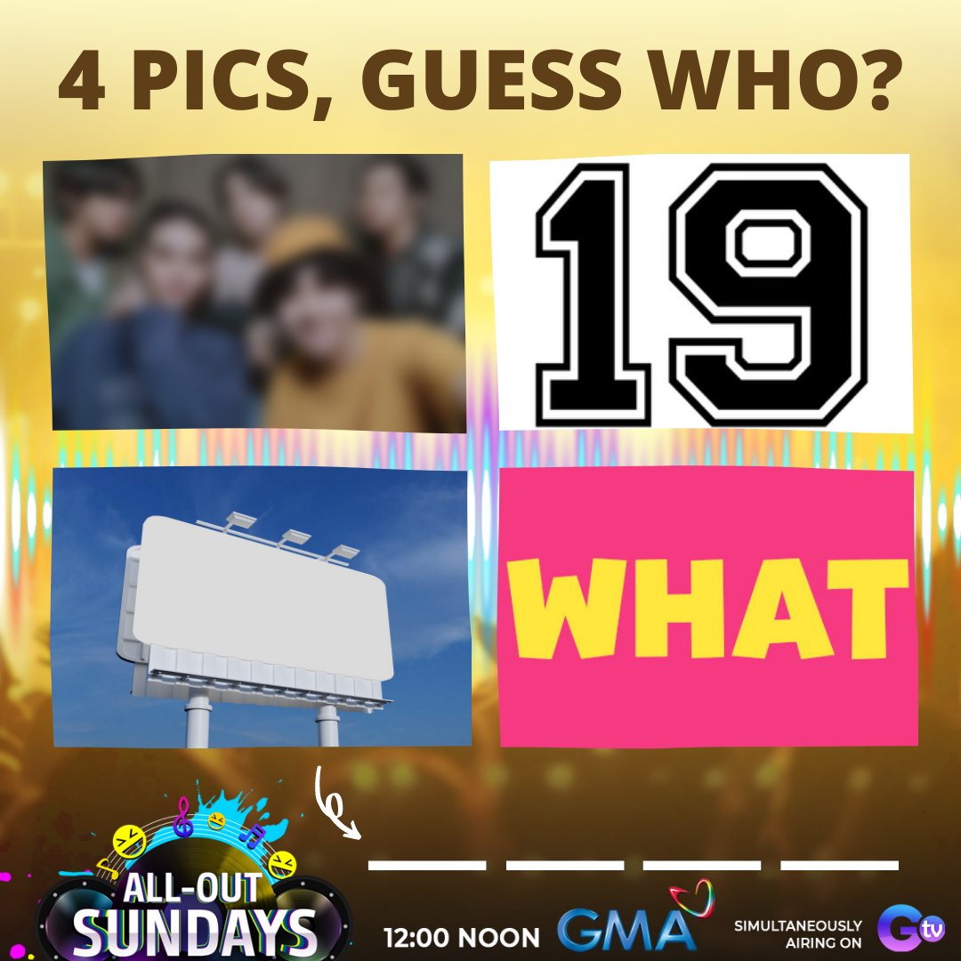 Our guests for this Sunday! Can you guess who? 😏 #AllOutSundays