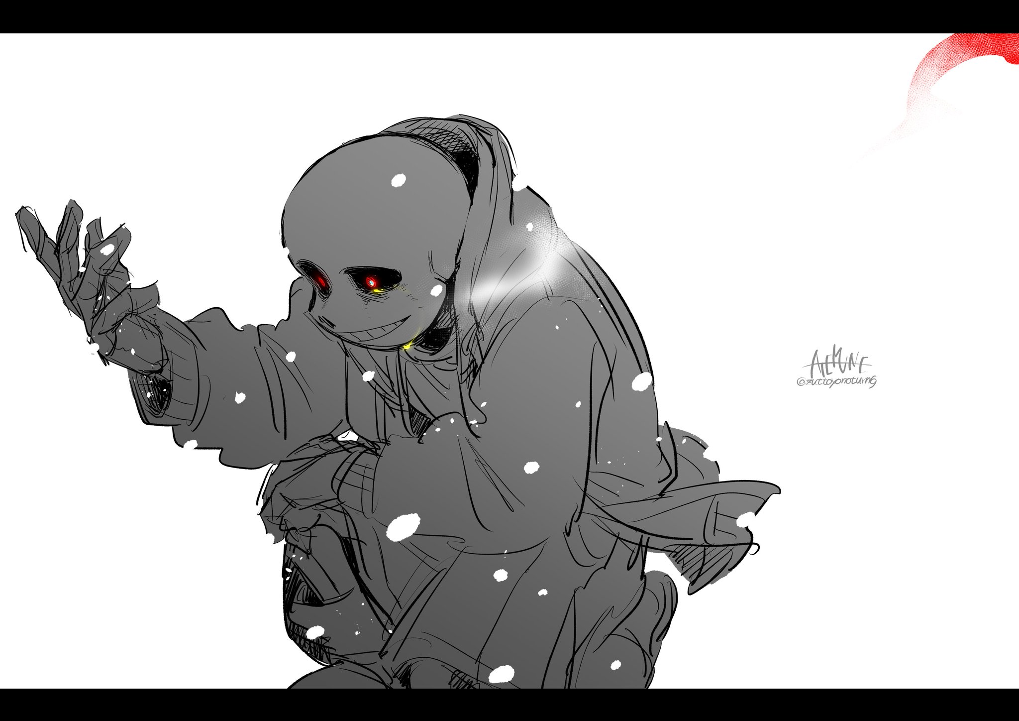 アテ宗🎄 on X: Murder!Sans doodle＊Villain ＊Don't let the mask become your  true face. I had so, so much fun making this video!!! It was a beautiful  day for me.☺️ My video is