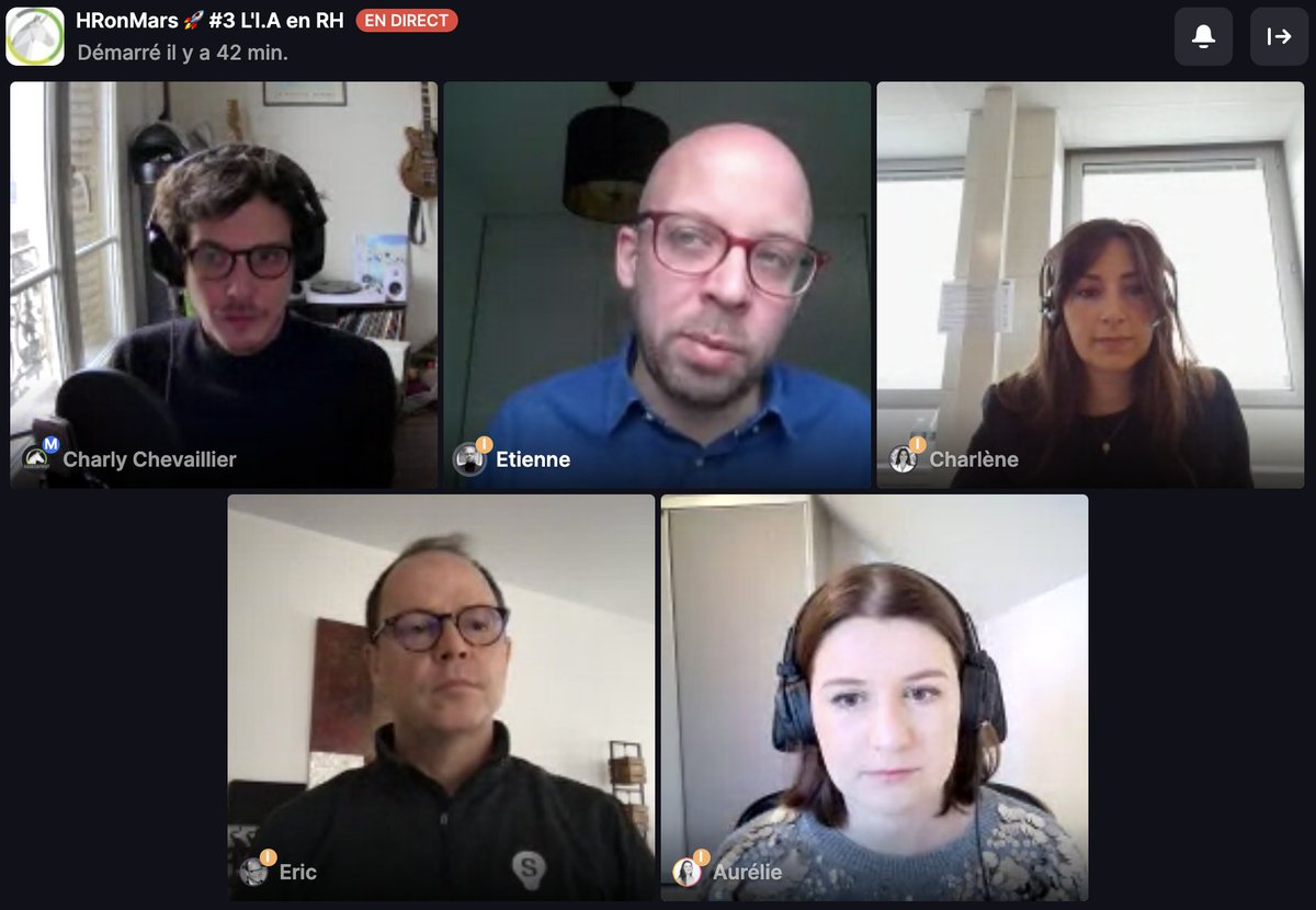 HtmyFR's tweet image. 💻[Webinar] En direct du 3ème épisode d'#HRonMars sur le thème de l'émergence de l'Intelligence Artificielle dans le monde #RH. 
Merci pour cette matinée éclairante💡!
#EventDigital #EventRH #IA