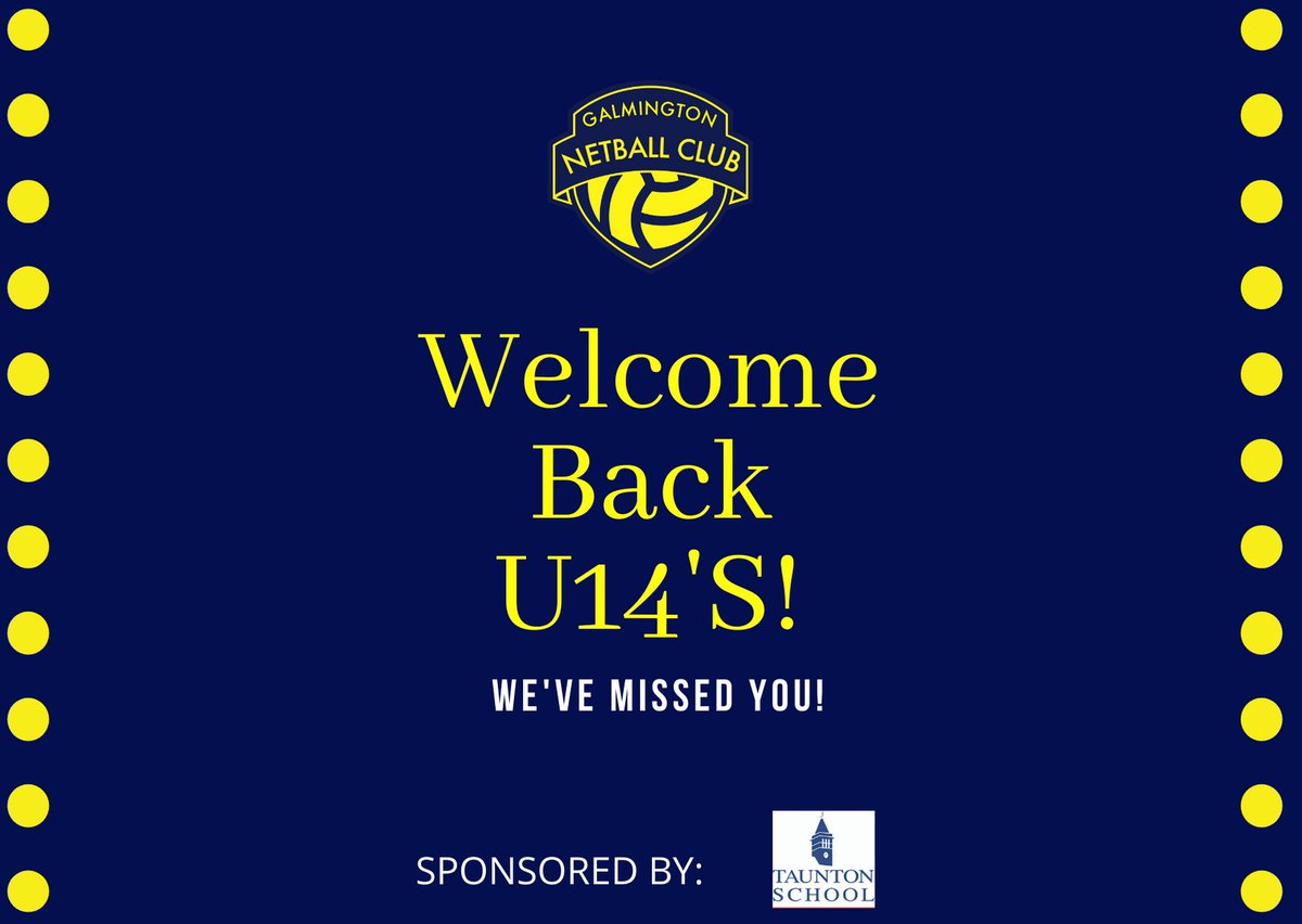 Another Tuesday - another group of girls ready to step back on court. 

Welcome back U14’s! 💙💛