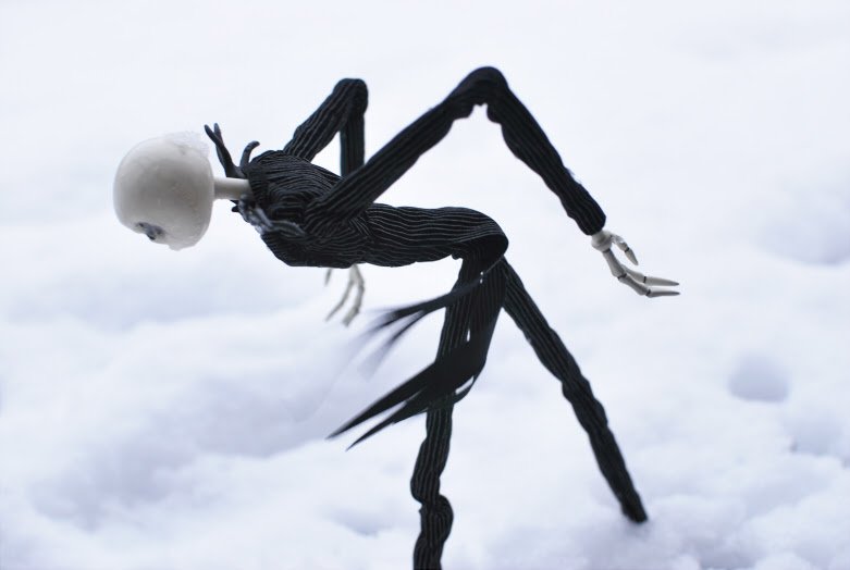 雪降った日にベランダにジャック刺して撮ったなあ