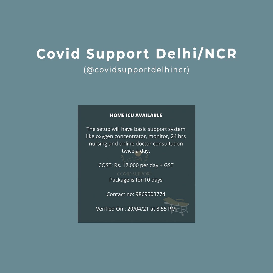 GG_Studio's tweet image. COVID AID RESOURCES

A list of verified Instagram channels providing real-time updates and details for COVID resources pan India. Information for procuring medicines, oxygen support, beds, ambulance services and home-care facilities.