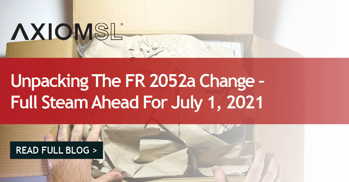 Unpacking the Fed’s proposed instruction for the FR 2052a changes is a heavy lift for mandated financial institutions. Learn about how AxiomSL is laser-focused on dissecting the details hidden in the changes and updates to its FR 2052a solution: bit.ly/3gZbrHd