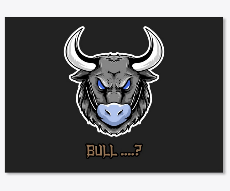 SeanTeesuk's tweet photo. Have a strong opinion about masks or no masks? Make your opinion known with this Bull mask sticker! https://t.co/D7RPE07Hie #pandemic #stickers https://t.co/lO09hfDz28
