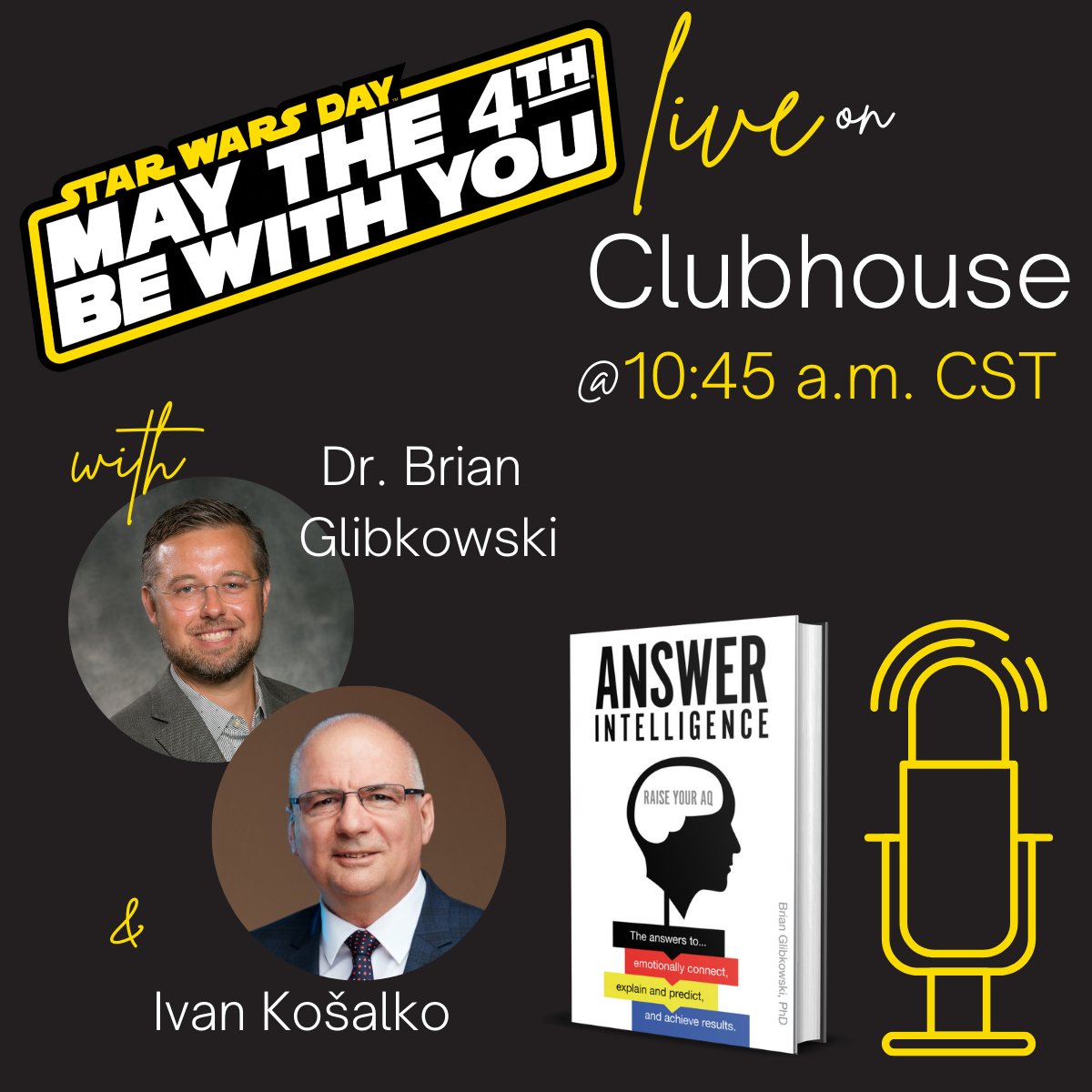 Join me on Clubhouse today to discuss Answer Intelligence
