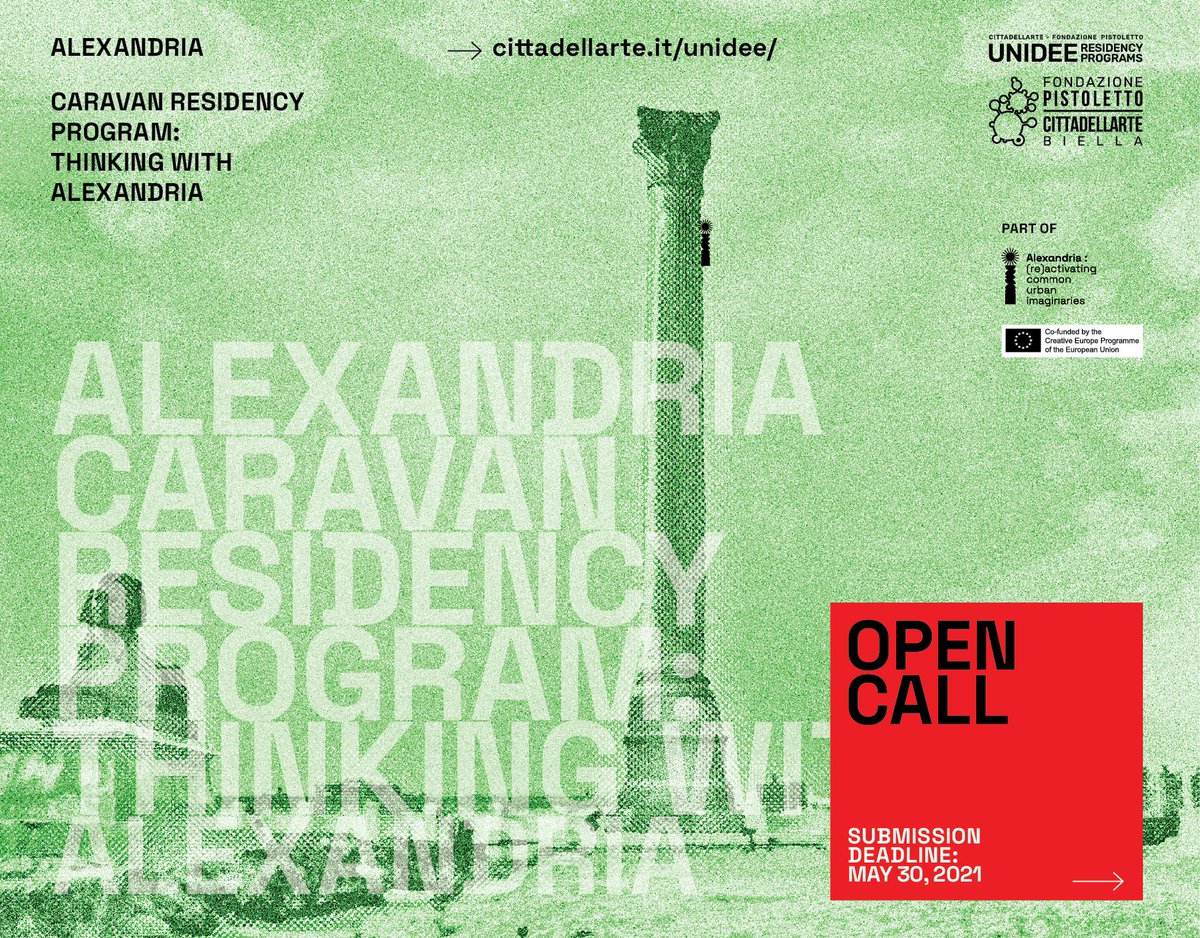 _unidee's tweet photo. #opencall #fullyfunded #caravanalexandria #europeanproject 𝗖𝗮𝗿𝗮𝘃𝗮𝗻 𝗥𝗲𝘀𝗶𝗱𝗲𝗻𝗰𝘆 𝗣𝗿𝗼𝗴𝗿𝗮𝗺: 𝗧𝗵𝗶𝗻𝗸𝗶𝗻𝗴 𝘄𝗶𝘁𝗵 𝗔𝗹𝗲𝘅𝗮𝗻𝗱𝗿𝗶𝗮  curated with 𝗘𝗱𝘄𝗶𝗻 𝗡𝗮𝘀𝗿 in conversation with 𝗦𝗮𝗿𝗮𝗵 𝗥𝗶𝗳𝗸𝘆! 
https://t.co/XIbB5iTORJ https://t.co/t7cPhyPzIS