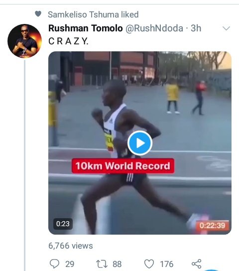 inorazano's tweet photo. @Mzaya_V @S_Harudzibwi When we train together, Mzaya V &amp; S Harudzibwi, you call it #TheFunRun, but when gold medal is advertised, you go and smash records on your own. Not fair😟. Keep going though😊 🏁 https://t.co/oKZ1NlJW77