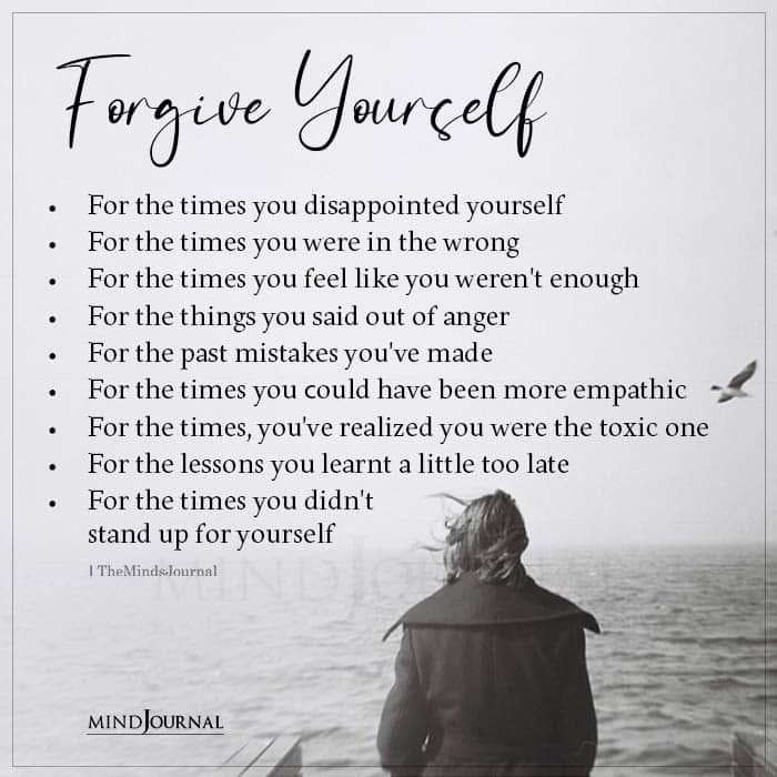 self forgiveness