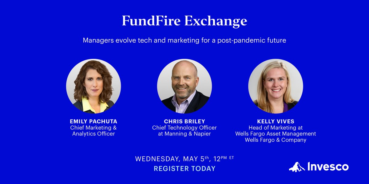 Tomorrow I will be joining <a href="/FundFire/">FundFire</a> Exchange and a panel of experts discussing how the pandemic has accelerated the use of technology to meet client needs. Join us here: inves.co/3nymAAi
