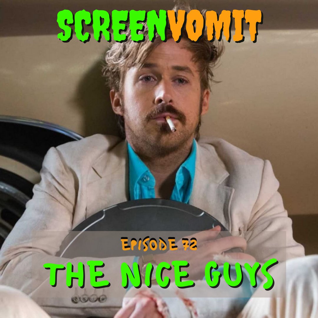 ScreenVomit's tweet photo. Can you believe we picked ANOTHER boy movie this week?! We freakin did it, getting into Wishmaster wishes, whether or not Russell Crowe is cancelled, and finding the humor in boy screams as we break down the 2016 action-comedy THE NICE GUYS.

Episode up now everywhere! https://t.co/K7LlUPfm3H