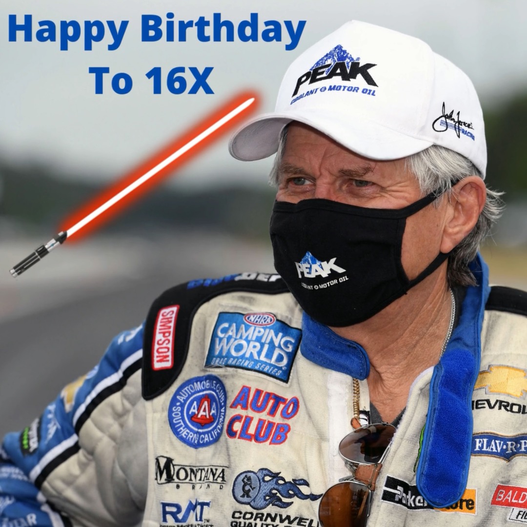 Everyone help us wish John Force a Happy Birthday in the comments.  