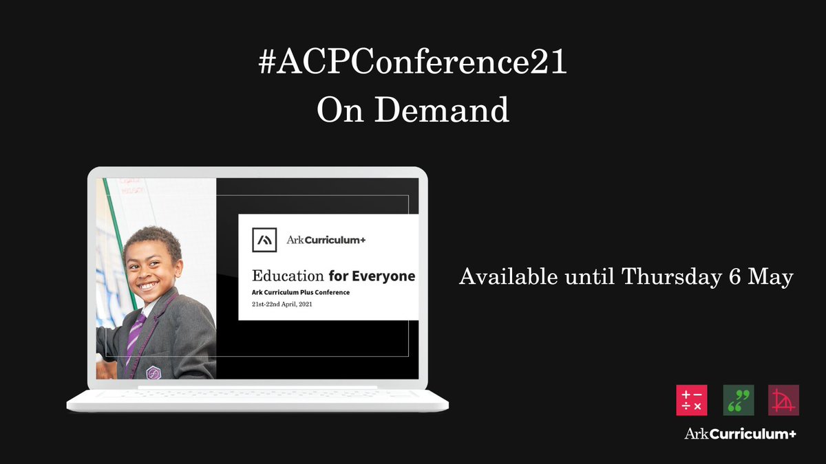 ArkCurriculum's tweet photo. Did you miss any of the sessions at #ACPConference21 or were there any so good you want to watch them again?
There is only 2โฃ days left to watch the recordings on the conference platform.
Access the platform here: https://t.co/EbM1WYfdXA https://t.co/Owg8qsXM9B