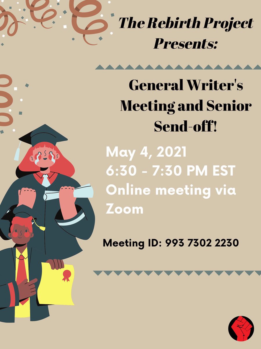 MAY you bring FOURTH your presence at our last GB meeting today 😌 (ok we’ll stop)