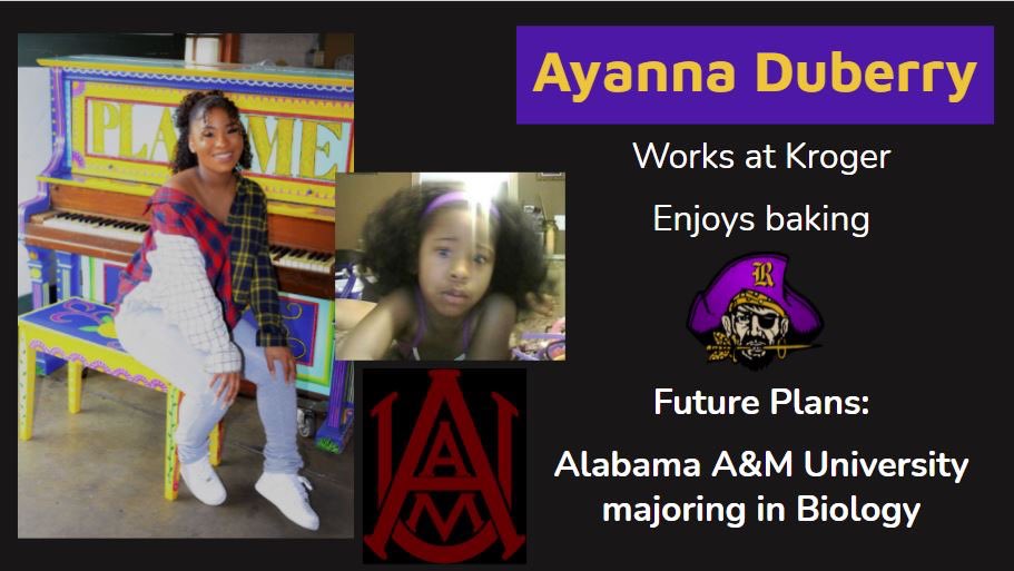 Today we are showcasing seniors, Kathryn Colley, Ian Callihan, and Ayanna Duberry!  Congratulations!💜 #ReynProud