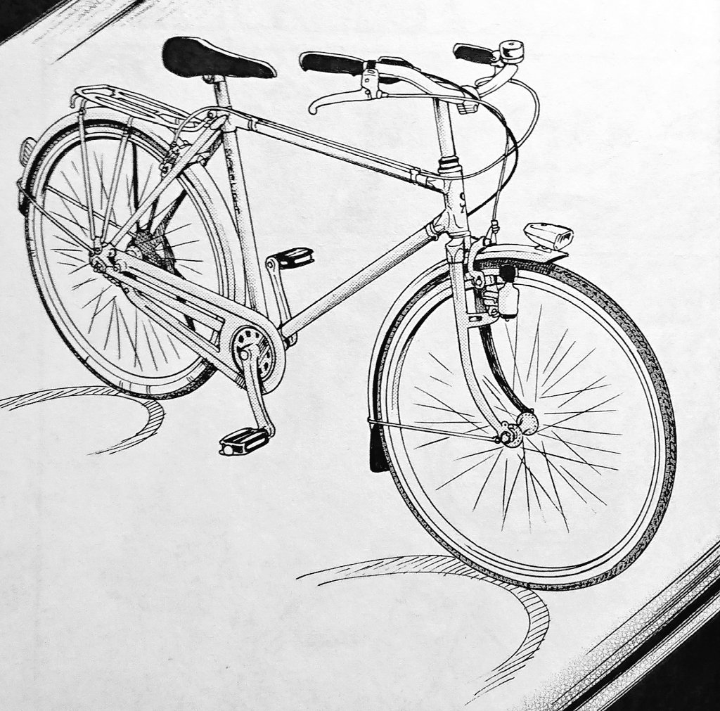 日本でいちばん自転車を描いてるかもしれない漫画家さんによる 自転車の簡単な描き方 が説得力しかない Togetter