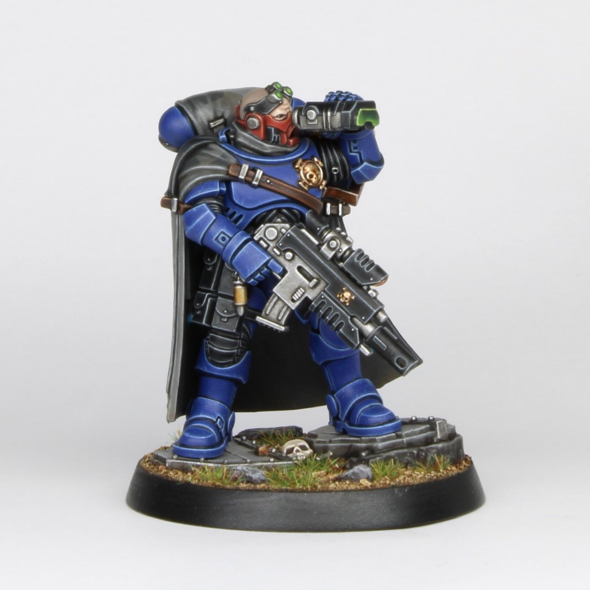 fullofpaint2's tweet photo. Primaris eliminator! Had fun painting this one #WarhammerCommunity #spacemarines #eavymetal https://t.co/z0smKrX2Hw
