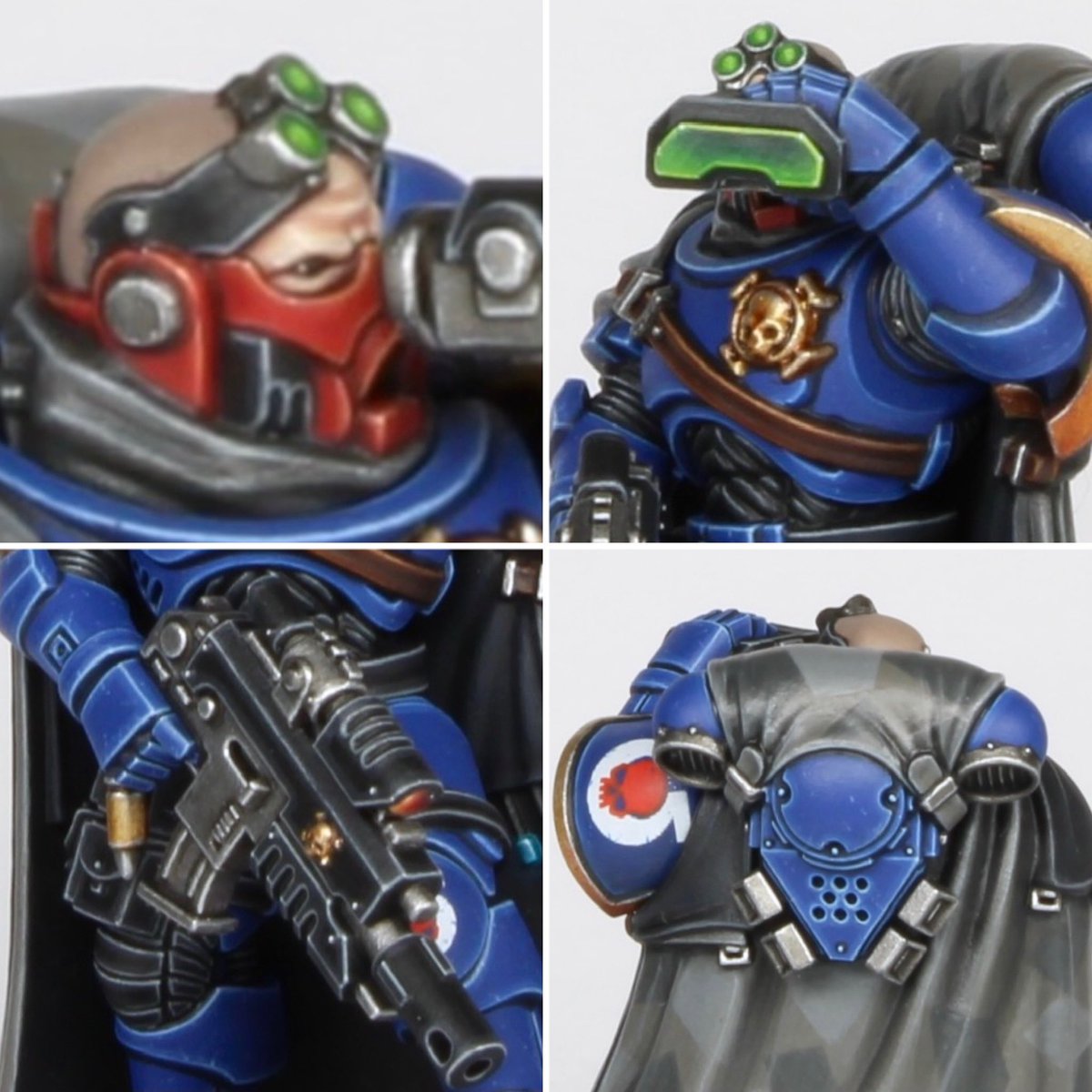 fullofpaint2's tweet photo. Primaris eliminator! Had fun painting this one #WarhammerCommunity #spacemarines #eavymetal https://t.co/z0smKrX2Hw