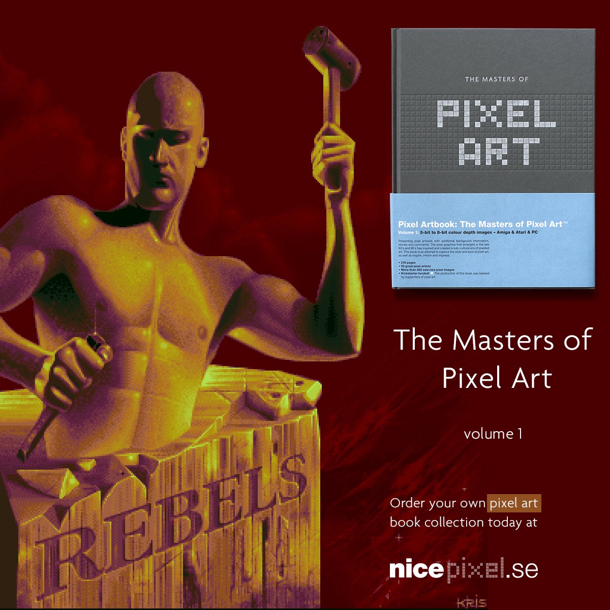 MastersPixelArt's tweet photo. Presenting the skilled #pixelartist Kris 🇹🇷 #Turkey - oldskool #Amiga500 #demoscene #pixelart ⭐️ We're proud to feature your art in #themastersofpixelart volume 1 💙 books, packs &amp; more >> https://t.co/65qJMXgyfy 🌍 worldwide shipping! #nicepixel #scifi #retrostyle #alien #space https://t.co/Ya44OBcMSD