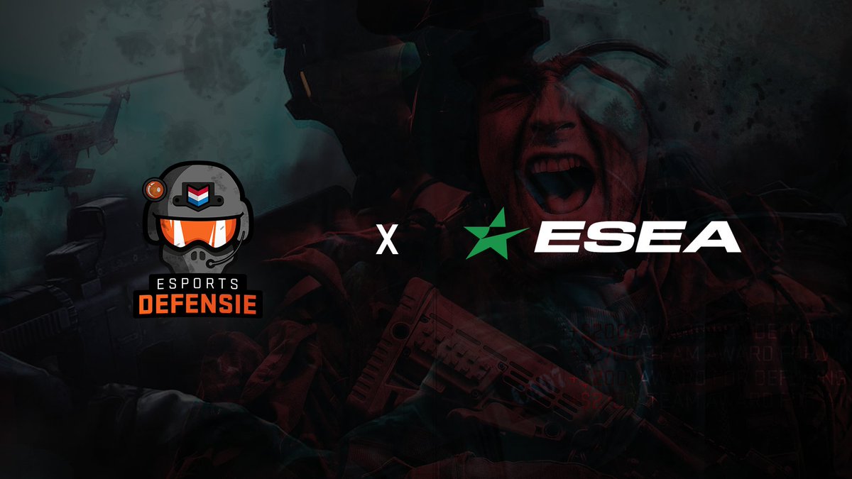 Vanavond om 20:10 start de #voorbeschouwing op de 1e #CSGO @ESEA Open match op ons #Twitch kanaal. Teammanager Luitenant Dezmond zal samen met caster @Toldersma het nieuwe seizoen aftrappen, dus kom kijken! 📺twitch.tv/esportsdefensie ⚔️vs. MetallicEsports ⏰ 20:30 📍de_inferno