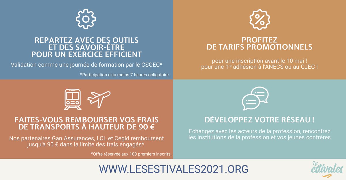 Préparez dès maintenant votre venue aux #Estivales2021 et profitez des avantages ! Toutes les infos et inscription sur : lesestivales2021.org