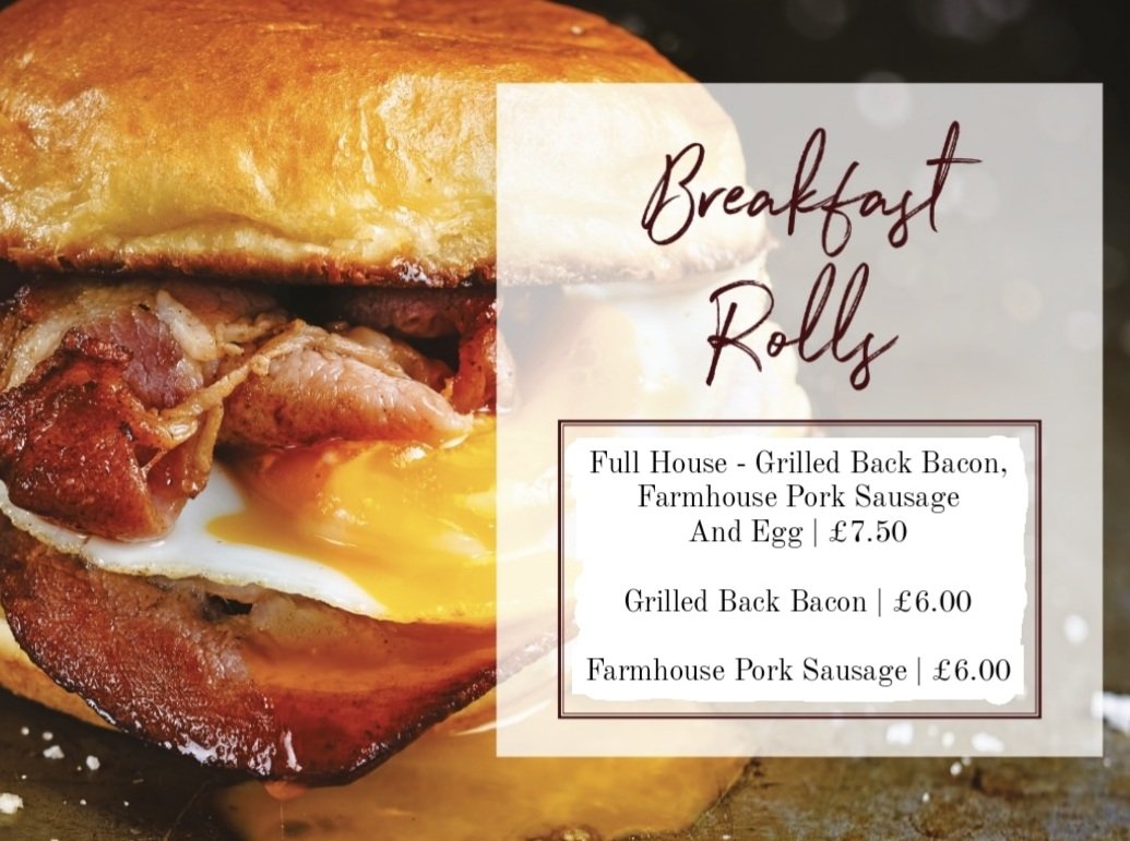 Start your day the right way with one of our tasty breakfast rolls 😍

Available from the Pines Bar all day.
