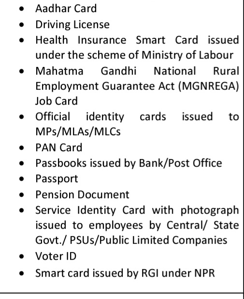 Manosmita Mishra (@manosmitamishr4) on Twitter photo Need a query from MoHFW If the person who don't have any of the following ID proofs , that person xan be anyone from 18+ age then how he/she can get vaccinated for covid 19? <a href="/MoHFW_INDIA/">Ministry of Health</a> <a href="/HFWOdisha/">H & FW Dept Odisha</a> Need a query from MoHFW If the person who don't have any of the following ID proofs , that person xan be anyone from 18+ age then how he/she can get vaccinated for covid 19? <a href="/MoHFW_INDIA/">Ministry of Health</a> <a href="/HFWOdisha/">H & FW Dept Odisha</a>