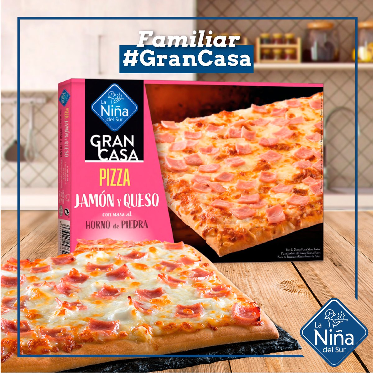 LaNinaDelSurES's tweet image. Con ingredientes naturales para ti y los tuyos 💞🍕  ¡Disfruta del sabor ✨ auténtico en formato familiar con #GranCasa 😋!.
 #pizza #pizztime #pizzalover #pizzatradicional