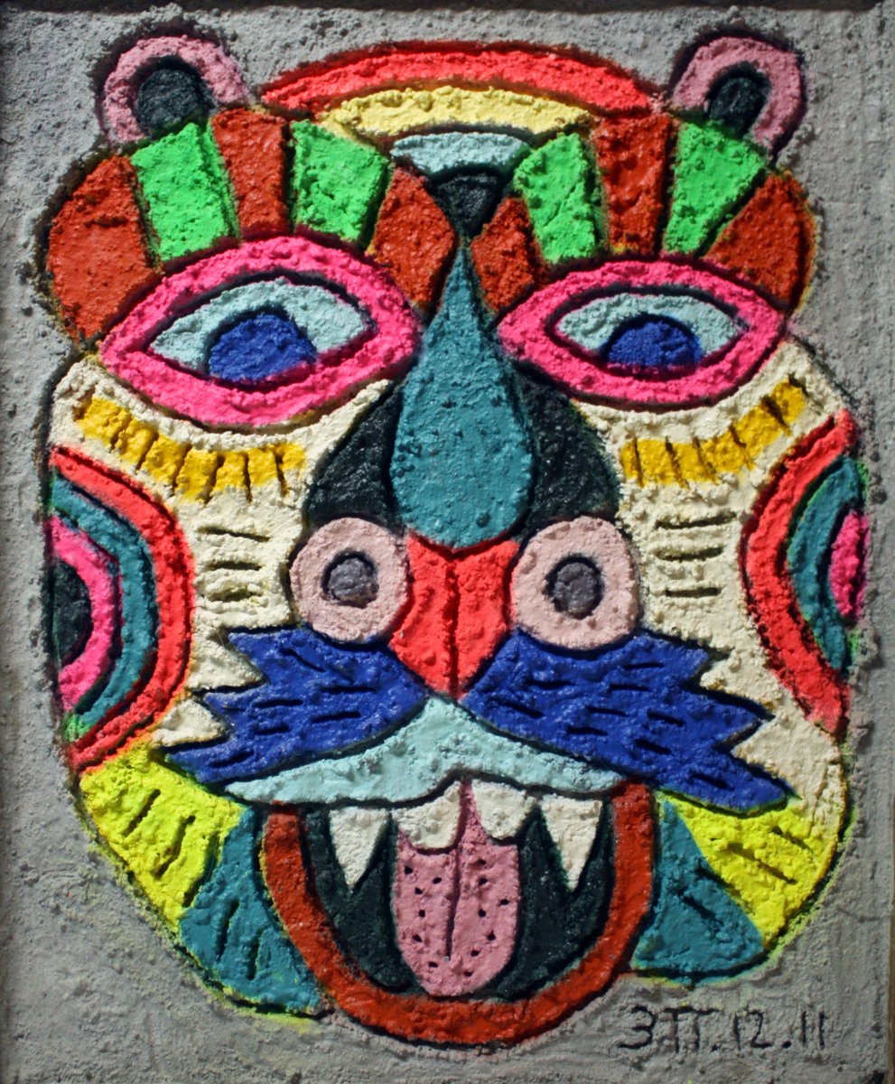 3ttman's tweet photo. Engraved cement spray painted, 2011. 
These are basically the ancestors of the "Crypto Mask" I've recently minted https://t.co/UxafmImaR9
#art #cryptoart #NFTCommunity #nftart https://t.co/edHxUoqLF0