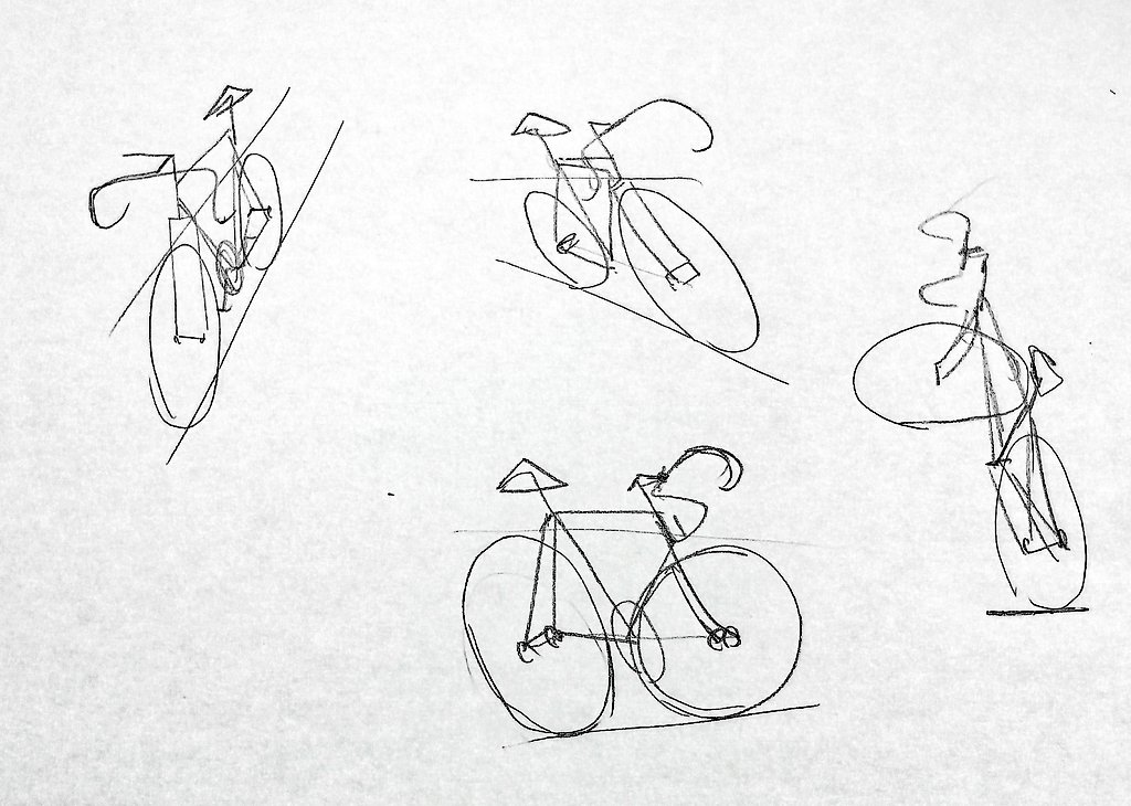 日本でいちばん自転車を描いてるかもしれない漫画家さんによる 自転車の簡単な描き方 が説得力しかない Togetter