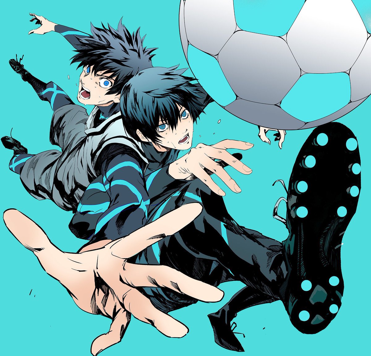 исаги и рин шип. блю лок манга. итоши рин. бачира и исаги. джинпачи синяя тюрьма.