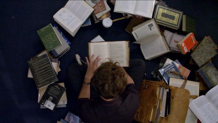 harrysdjo's tweet photo. spencer reid surrounded by books. that’s it. https://t.co/3xkwq4GdzR