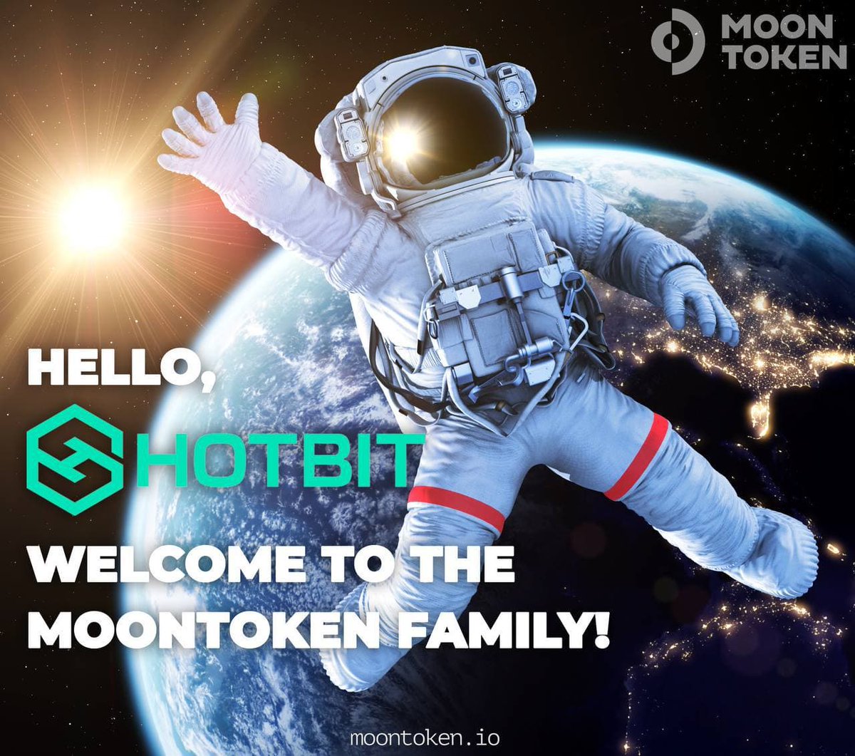 <a href="/Hotbit_news/">HotbitDEX 🍀</a> is scheduled to list #MOONTOKEN (MoonToken), the specific launch time is waiting for the subsequent official announcement！

Trading Pair: MOONTOKEN/USDT

hotbit.zendesk.com/hc/en-us/artic…