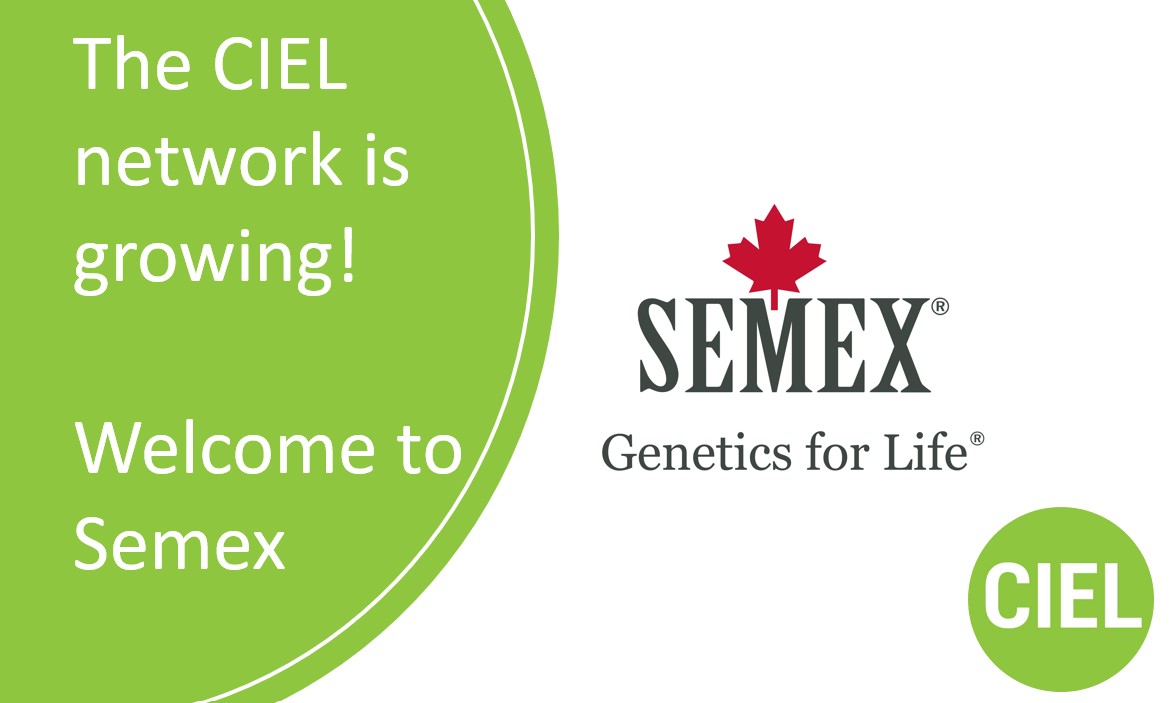 Very excited to welcome new Member <a href="/semexUK/">Semex UK</a> to the CIEL network!🎉

As a leading global #genetics provider operating across 4 continents, Semex develops and delivers innovative genetic solutions to improve herd health: semex.com/uk/