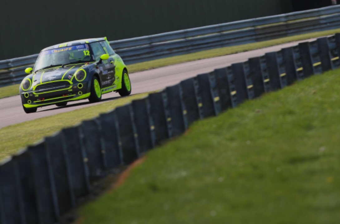 alex_solley's tweet photo. Its race week and this time we’re back to thruxton for the 2nd round of the @MINIChallengeUK with a race live on @ITV4 as a support race for @BTCC. A big weekend ahead, no room for mistakes https://t.co/cDXaD6T2d8