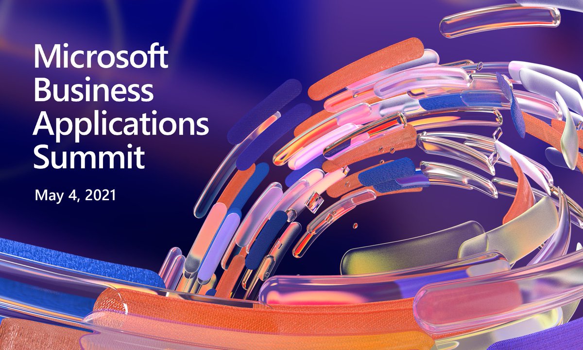 Looking forward to the Microsoft Business Applications Summit today 
register.mbas.microsoft.com 
#MSBizAppsSummit #MSPartner