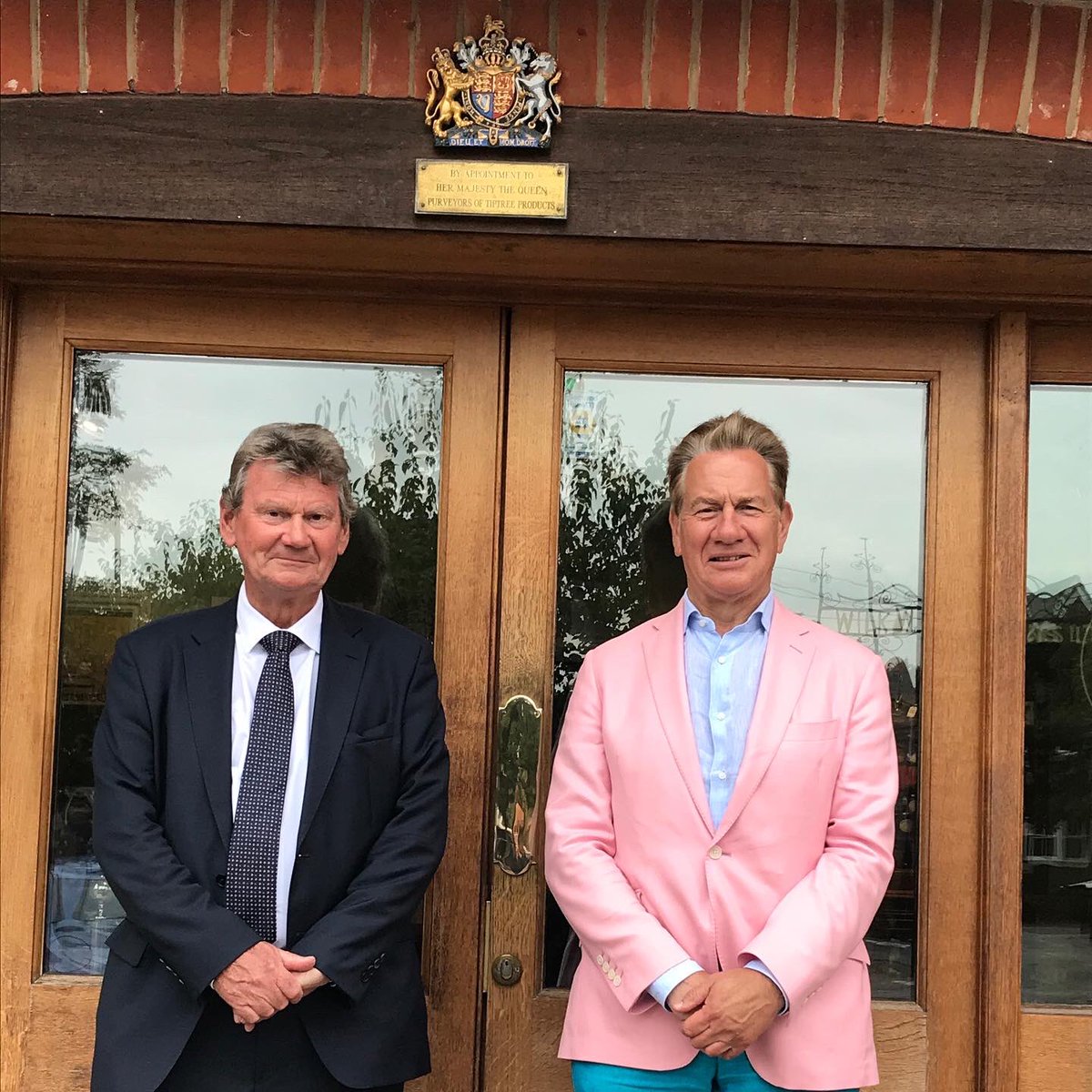 tiptree's tweet photo. We are looking forward to watching Great British Railway Journeys tonight on BBC2 @ 6.30pm! Michael Portillo returned to Tiptree to show the role of the Land Army Girls, they filmed in our Damson orchard. Look out for the Tiptree Farm on TV tonight! https://t.co/a6IVAjuhn9