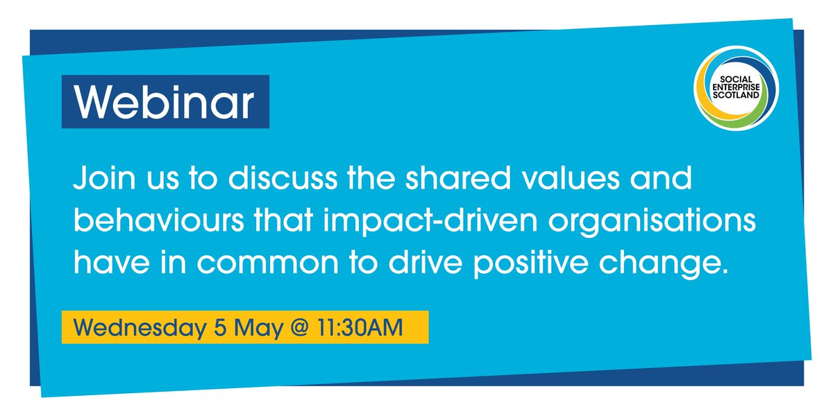 Join us tomorrow for a webinar with <a href="/SocEntScot/">Social Enterprise Scotland</a> exploring the vital role of business as a force for good, &amp; how embracing our shared values can accelerate positive change.

With speakers @matter_of_focus, <a href="/Collective_Arch/">Collective Architecture</a>, + <a href="/FirstImpactBiz/">FirstImpact</a>

Free to book! members.socialenterprise.scot/events/6064546…