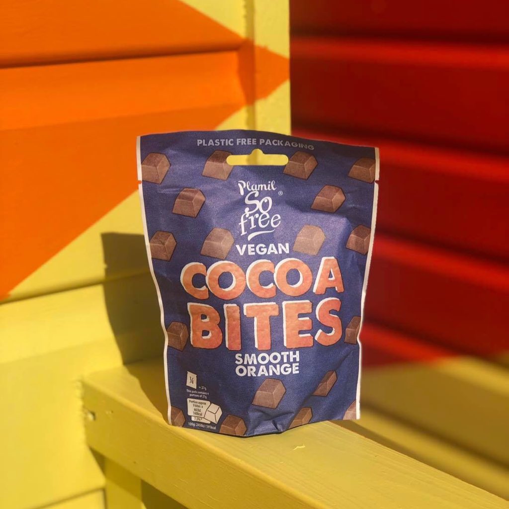 Who is trying to reduce their plastic waste?♻️ 

Well we definitely are! That is why we have created these moreish bite sized chocolates that are packed in paper pouches!✅ 

Available to buy from plamilfoods.co.uk 

 #freefrom #dairyfree #vegan #plasticfree