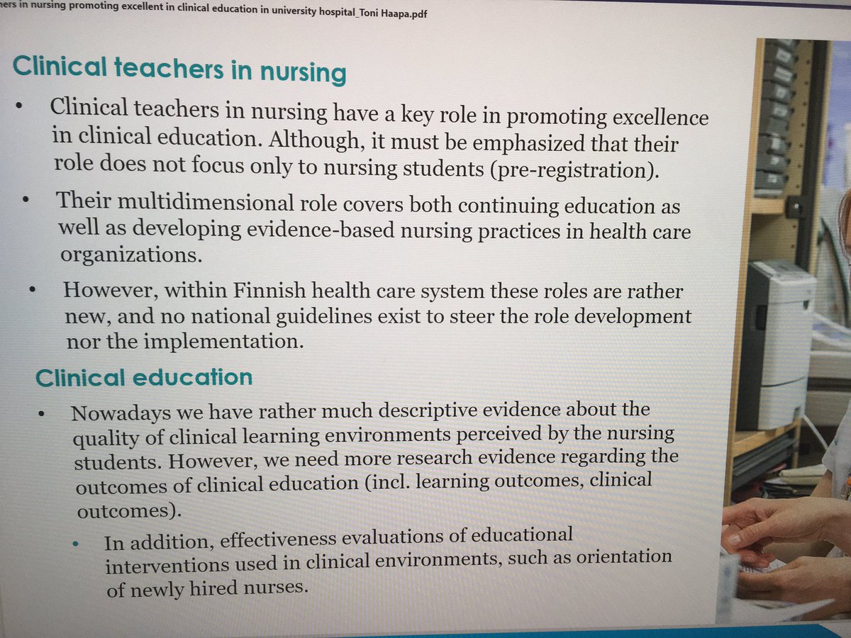 Dr. Toni Haapa has presented in our International seminar on the topic of Clinical teachers in nursing promoting excellence in clinical education in university hospitals! Check out Toni’s recommendations for future research and development in this topic!