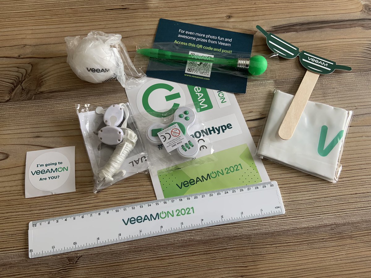 grassl_oliver's tweet photo. SWAG time 🥰! Many thanks @Veeam. I‘m looking forward to attend #VeeamON #VeeamONHype https://t.co/EbaSBXIcGB