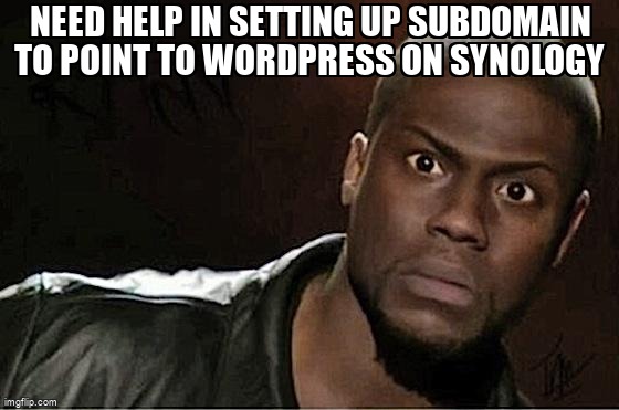 overflow_meme's tweet image. Need help in setting up subdomain to point to wordpress on synology stackoverflow.com/questions/6737… #virtualhost #subdomain #synology #wordpress #godaddyapi
