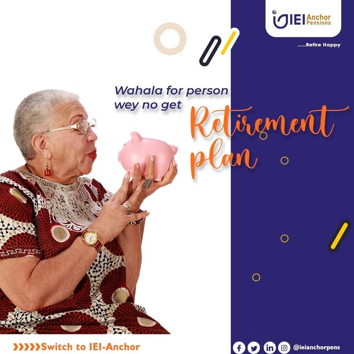 NorrenPensions's tweet photo. Wahala for who no get retirement plan. don't dull it.
Join the winning team.
#tuesdaymotivation #tuesdayfeeling #ieianchorpensions #retirehappy #pensionnigeria #transferwindow #pfa #retirementplan #benefits #DataRecapture #enjoylife https://t.co/dg7qFu58Mj