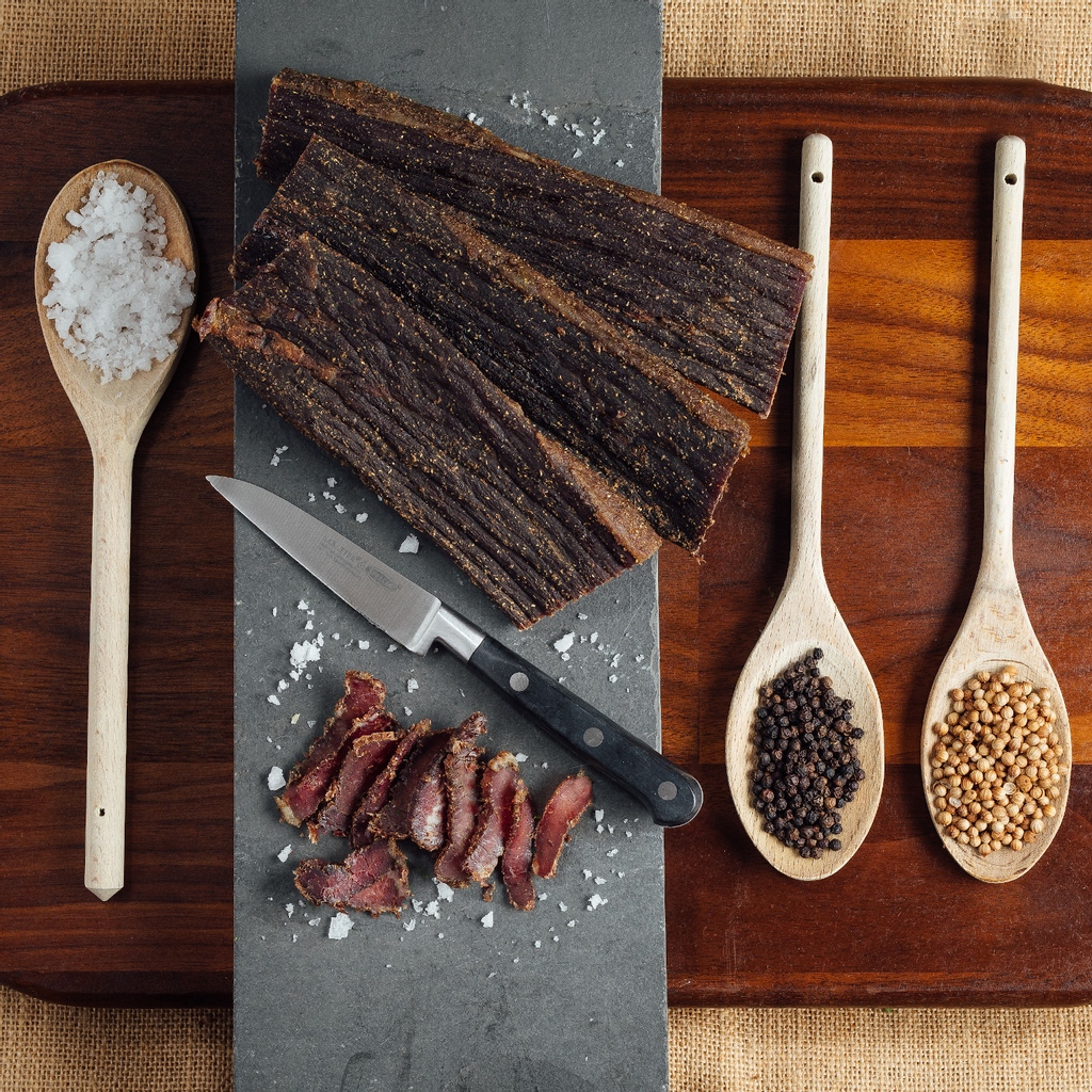 You can't make awesome #biltong without great quality #beef. We're pretty strict around here; if it isn't <a href="/PGIWelshBeef/">Welsh Beef</a> it's not getting in, no exceptions! #grassfed