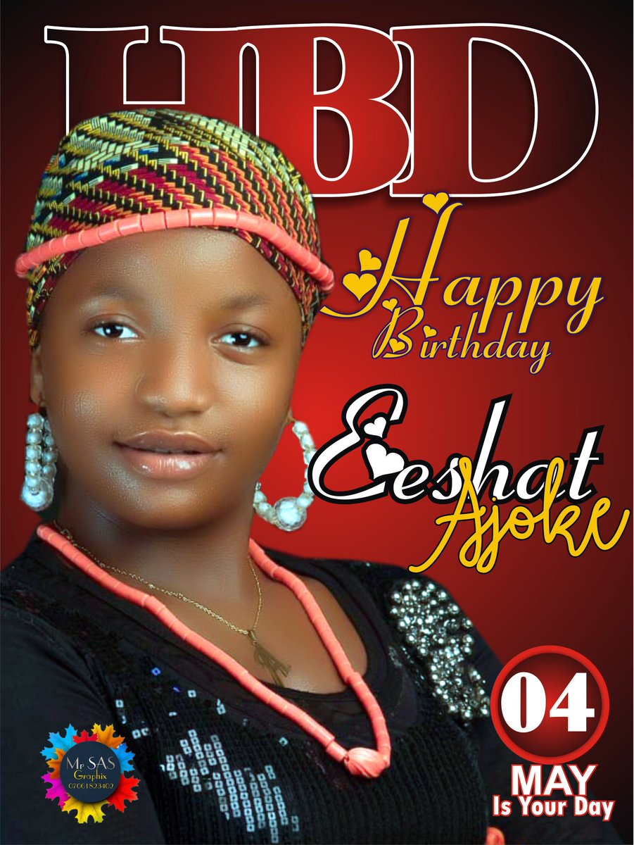 GraphixSas's tweet image. Happy Birthday to a special person who is bringing so much joy to my heart. ...

@GraphixSas