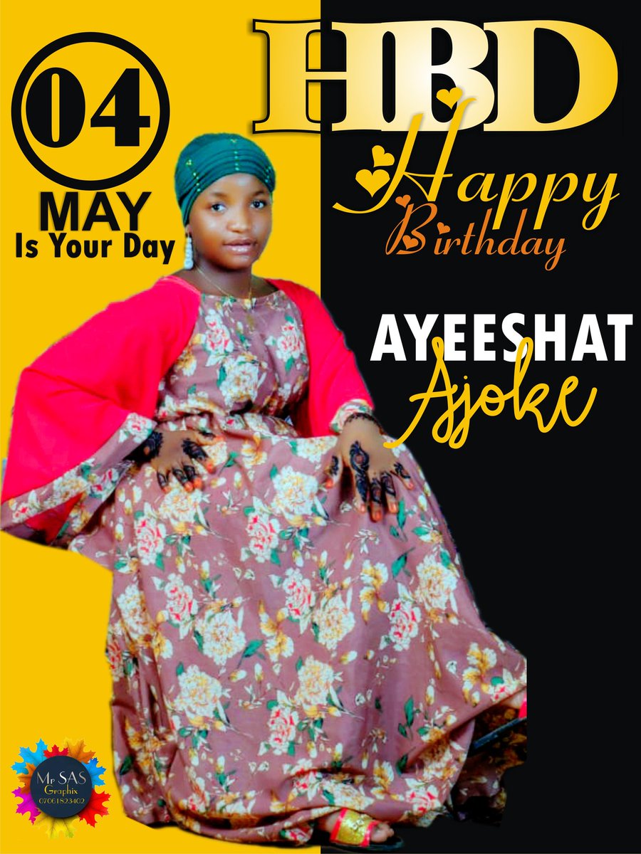 GraphixSas's tweet image. Happy Birthday to a special person who is bringing so much joy to my heart. ...

@GraphixSas